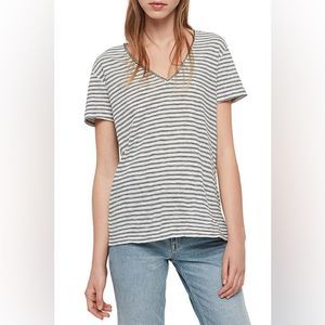 NWT AllSaints Evelyn Stripe Tee